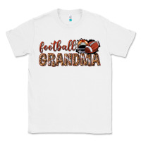 White football grandma with leopard Classic Tee - texasbilliewilder