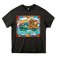 Asphalt happy thanksgiving Heavy Core Tee - CowhideDigitalArt