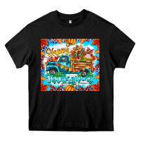 Black happy thanksgiving Heavy Core Tee - CowhideDigitalArt