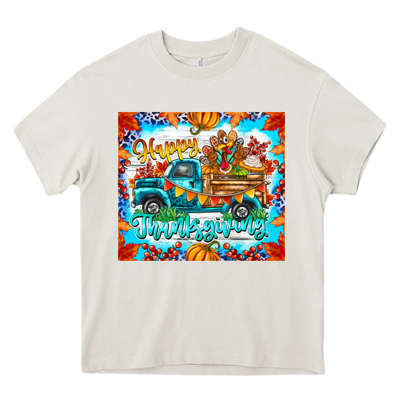 Happy Thanksgiving Heavy Core Tee by CowhideDigitalArt | Teevron
