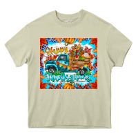 Mossy happy thanksgiving Heavy Core Tee - CowhideDigitalArt