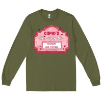 Army Green cupid's brewing company Long Sleeve Tee - MaliasSmallBusiness