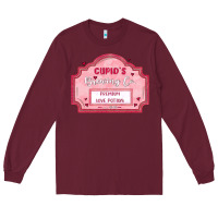 Burgundy cupid's brewing company Long Sleeve Tee - MaliasSmallBusiness