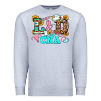 Heather Grey labor and delivery cna Premium Sweatshirt - JahusDesignShop