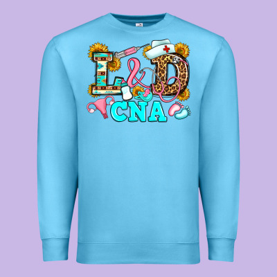 Labor And Delivery Cna Premium Sweatshirt Designed By Jahusdesignshop