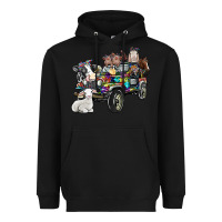 Black farm life Heavyweight Hoodie - SublimationCraftShop