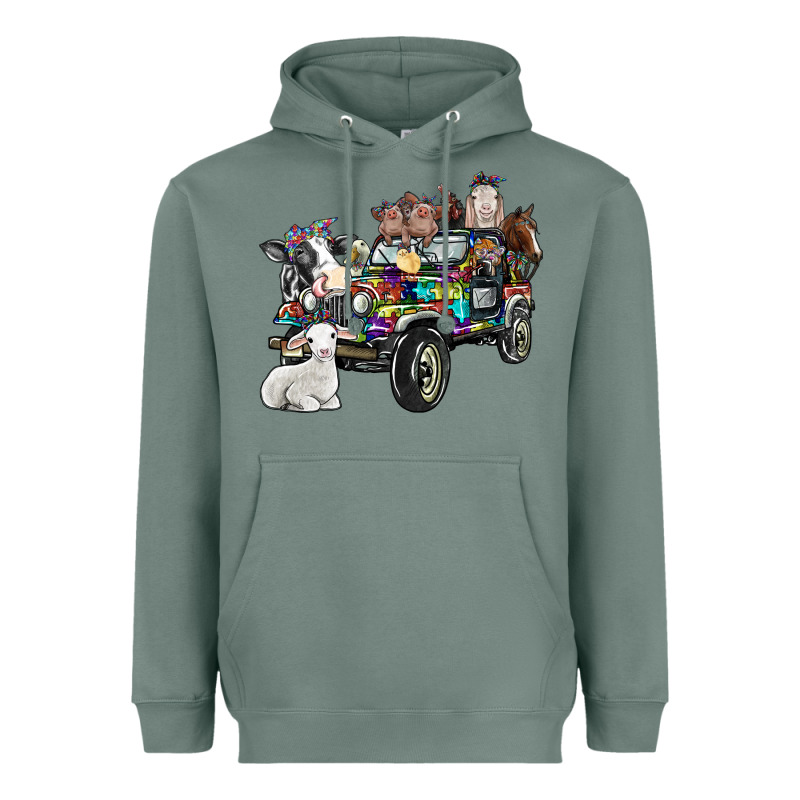 Farm Life Heavyweight Hoodie by SublimationCraftShop | Teevron