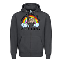 Smoke i'm the rainbow sheep of the family suffolk sheep black face sheep Zipper Hoodie - RanaPortraitStore