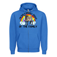 True Royal i'm the rainbow sheep of the family suffolk sheep black face sheep Zipper Hoodie - RanaPortraitStore