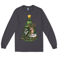 Smoke hunting christmas tree Long Sleeve Tee - MaliasSmallBusiness