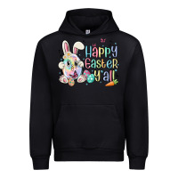 Black happy easter y'all Urban Hoodie - MaliasSmallBusiness