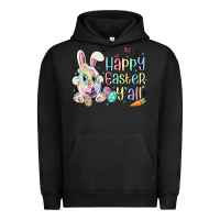 Pigment Black happy easter y'all Urban Hoodie - MaliasSmallBusiness