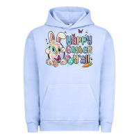 Pigment Grape Ice happy easter y'all Urban Hoodie - MaliasSmallBusiness