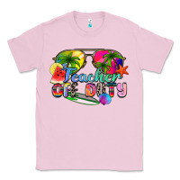 Bubblegum Pink teacher off duty Classic Tee - Zillion Design Studio