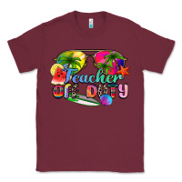 Burgundy teacher off duty Classic Tee - Zillion Design Studio