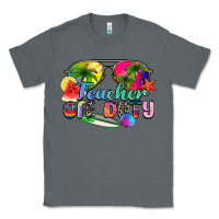 Charcoal Heather teacher off duty Classic Tee - Zillion Design Studio