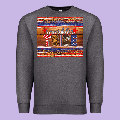 4th Of July Sparkler Tribe Premium Sweatshirt Designed By Hra Design Shop