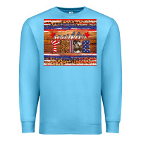 Ocean Blue 4th of July sparkler tribe Premium Sweatshirt - HRA Design Shop