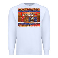 White 4th of July sparkler tribe Premium Sweatshirt - HRA Design Shop