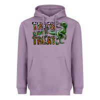 Lavender Trick RAWR Treat Heavyweight Hoodie - CowhideDigitalArt