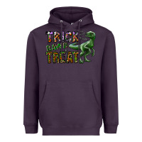 Plum Trick RAWR Treat Heavyweight Hoodie - CowhideDigitalArt