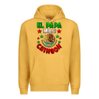 Mustard El Papa Mas Chingon Mexican Premium Hoodie - LillyAllenDesigns