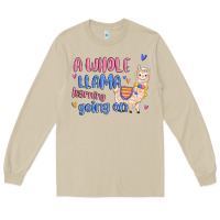Mushroom a whole llama learning going on Long Sleeve Tee - MaliasSmallBusiness