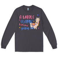 Smoke a whole llama learning going on Long Sleeve Tee - MaliasSmallBusiness