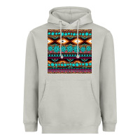 Moon Dust aztec turquoise gemstone seamless pattern Heavyweight Hoodie - HRA Design Shop