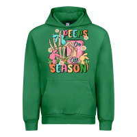 Emerald peeps season mode on Urban Hoodie - MaliasSmallBusiness