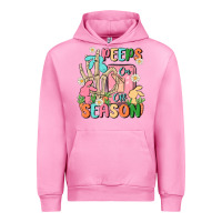 Fuchsia Pink peeps season mode on Urban Hoodie - MaliasSmallBusiness