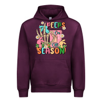 Mauve Wine peeps season mode on Urban Hoodie - MaliasSmallBusiness