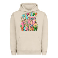 Pigment French Oak peeps season mode on Urban Hoodie - MaliasSmallBusiness
