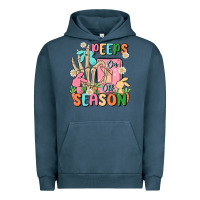 Pigment Midnight Navy peeps season mode on Urban Hoodie - MaliasSmallBusiness