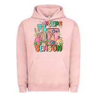 Pigment Salmon peeps season mode on Urban Hoodie - MaliasSmallBusiness