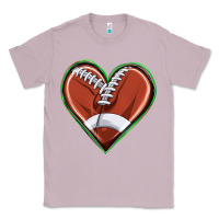 Lilac football heart Classic Tee - texasbilliewilder