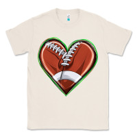 Natural football heart Classic Tee - texasbilliewilder