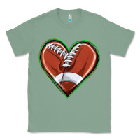 Sage football heart Classic Tee - texasbilliewilder