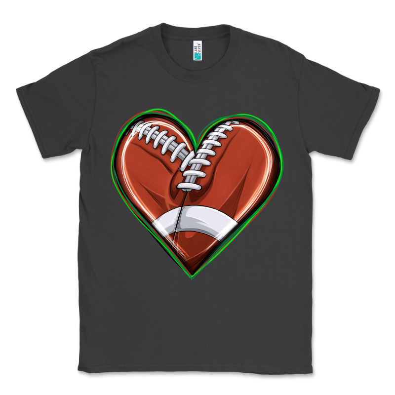 Football Heart Classic Tee by texasbilliewilder | Teevron