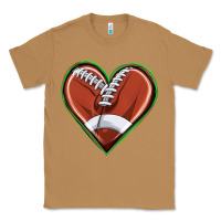 Toasted Coconut football heart Classic Tee - texasbilliewilder