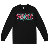 Black lightning bolt mama Long Sleeve Tee - MaliasSmallBusiness