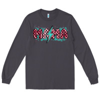Smoke lightning bolt mama Long Sleeve Tee - MaliasSmallBusiness