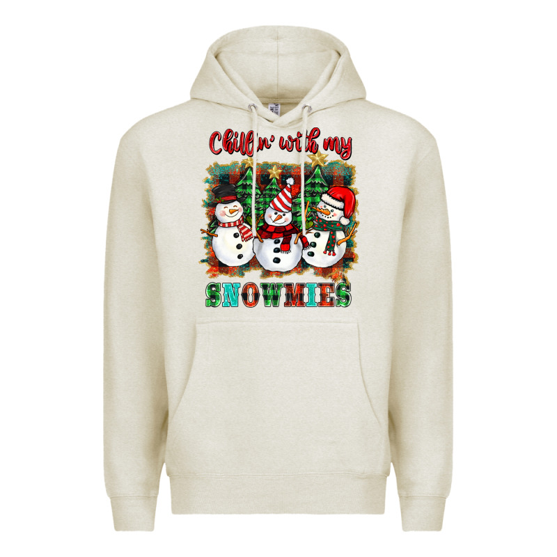 Chillin With My Snowies Premium Hoodie by BarkalooDesign | Teevron