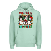 Seafoam chillin with my snowies Premium Hoodie - BarkalooDesign