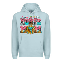 Blue Mist nurse mom Premium Hoodie - AdoDesignShop