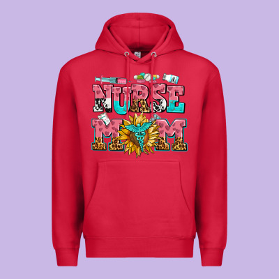 Nurse Mom Premium Hoodie Designed By Adodesignshop