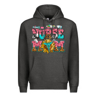 Charcoal Heather nurse mom Premium Hoodie - AdoDesignShop