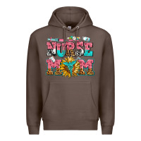 Coffee nurse mom Premium Hoodie - AdoDesignShop