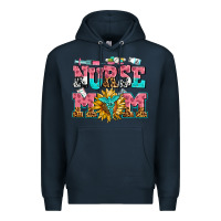 Navy nurse mom Premium Hoodie - AdoDesignShop