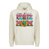 Oatmeal Heather nurse mom Premium Hoodie - AdoDesignShop